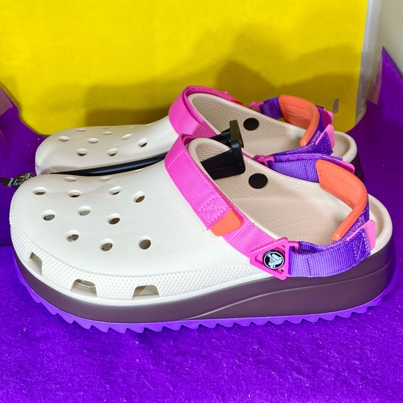 Crocs Classic Hiker Clog Stucco Purple 